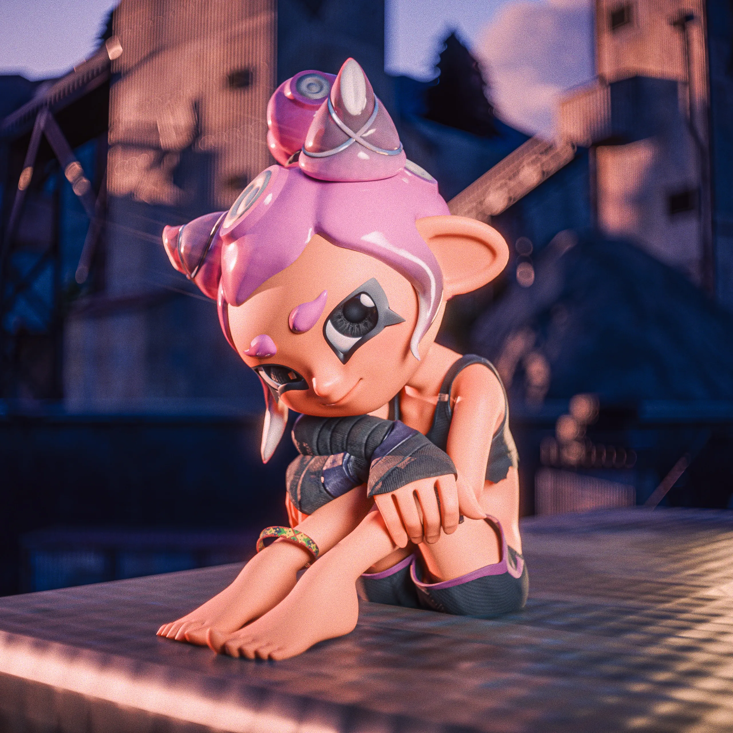 At the Piranha Pit